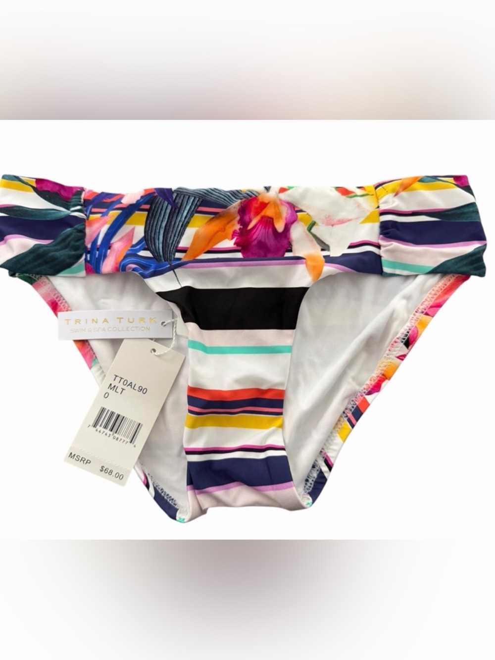 TRINA TURK SIZE 0 Bikini Bottoms Swim and Spa Collection NWT